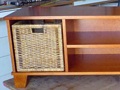 Timber TV cabinet